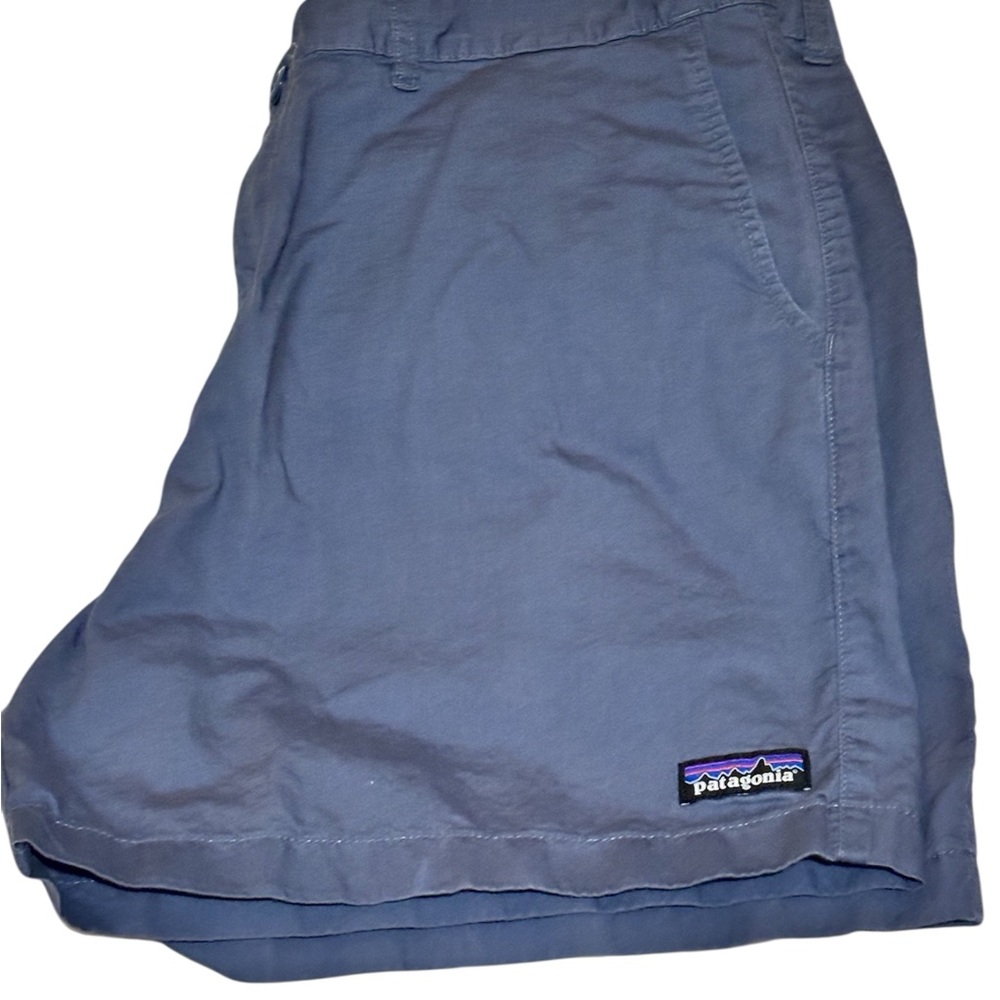 Patagonia Men's Slate Blue Flat Front Shorts